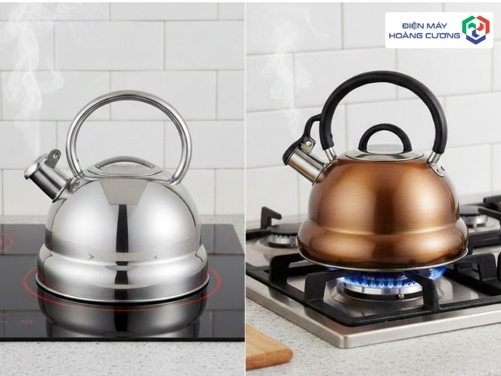 Ấm đun nước bếp từ khác gì bếp gas