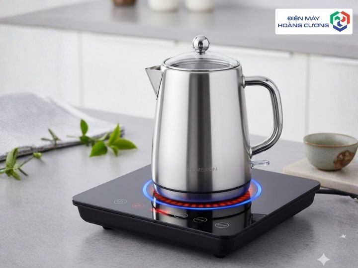 Ấm đun nước bếp từ loại mini