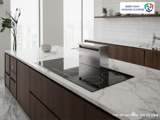 Bếp từ kết hợp hút mùi