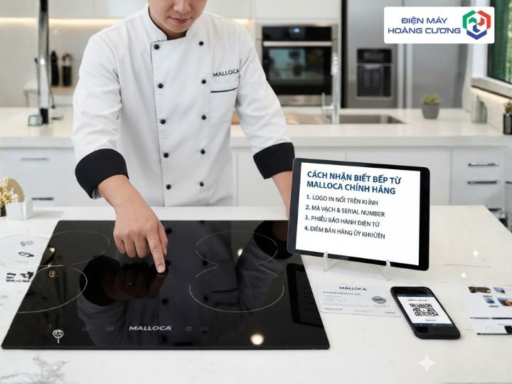 Bếp từ Malloca chính hãng