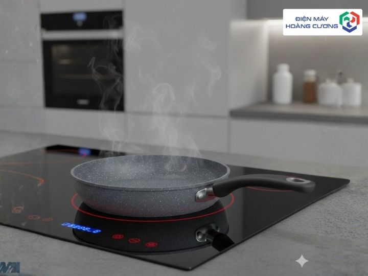 Chảo chống dính bếp từ đáy nhôm