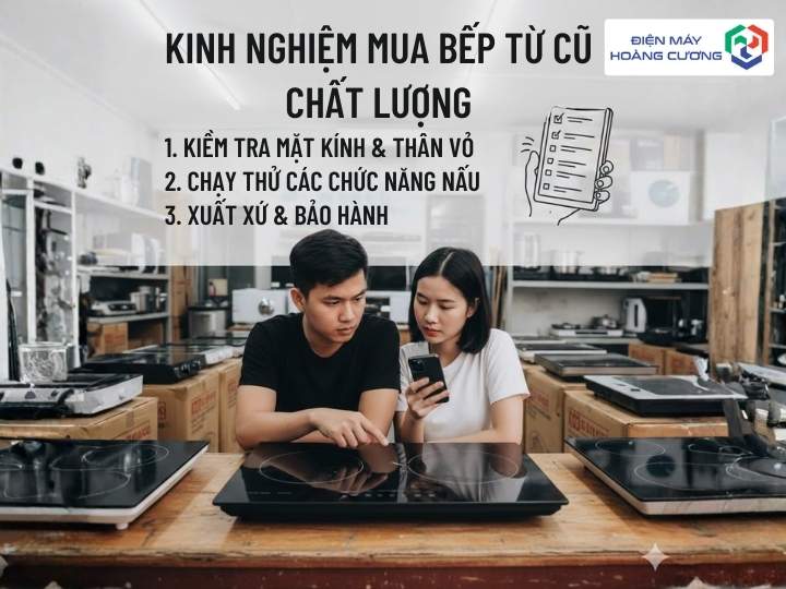 Kinh nghiệm chọn bếp từ cũ