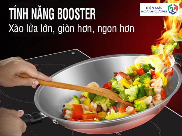 tính năng booster của bếp từ bosch