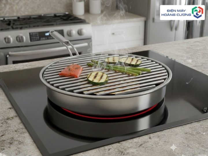 Vỉ Nướng Bếp Từ Có Những Loại Nào? Đặc Điểm Và Cách Chọn Mua 4 Vỉ nướng bếp từ loại inox