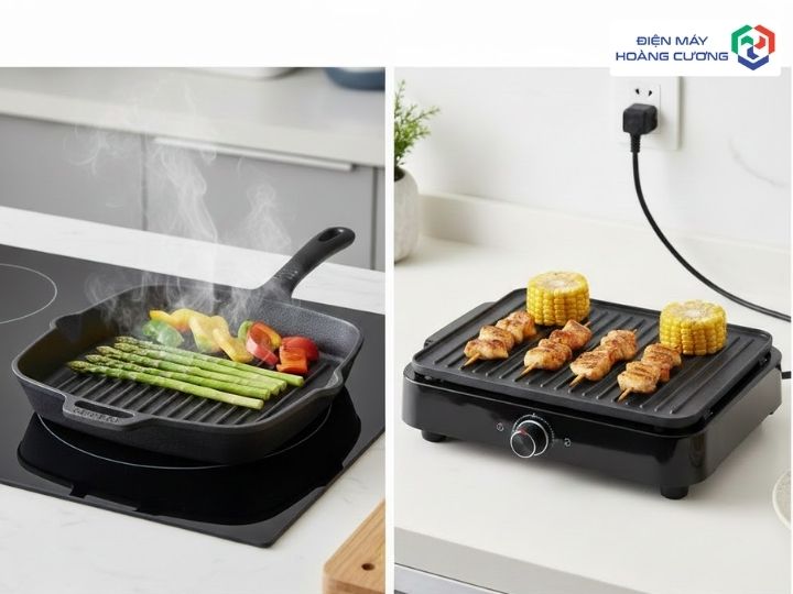 Vỉ Nướng Bếp Từ Có Những Loại Nào? Đặc Điểm Và Cách Chọn Mua 13 Vỉ ướng bếp từ so với vỉ nướng điện