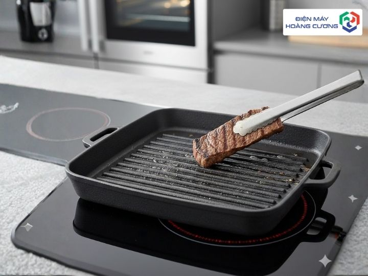 Vỉ Nướng Bếp Từ Có Những Loại Nào? Đặc Điểm Và Cách Chọn Mua 7 Vỉ nướng bếp từ loại chống mỡ