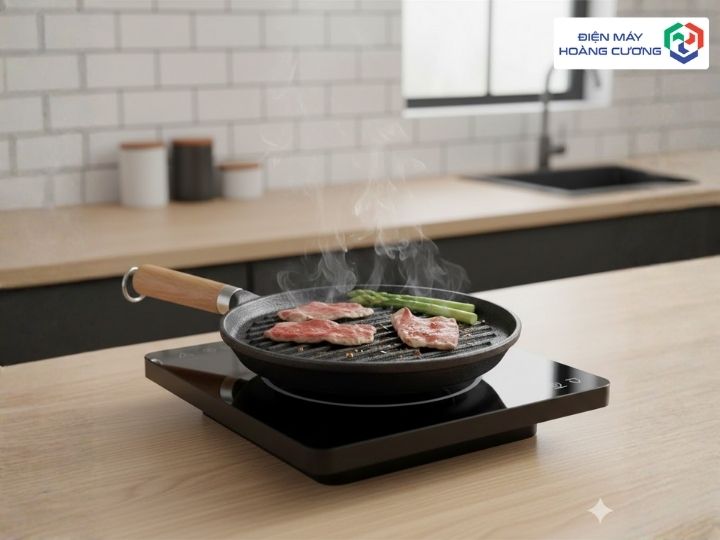 Vỉ Nướng Bếp Từ Có Những Loại Nào? Đặc Điểm Và Cách Chọn Mua 10 Vỉ nướng bếp từ loại mini