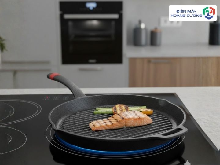 Vỉ Nướng Bếp Từ Có Những Loại Nào? Đặc Điểm Và Cách Chọn Mua 9 Vỉ nướng bếp từ loai tròn