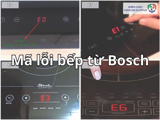 Bảng mã lỗi bếp từ Bosch
