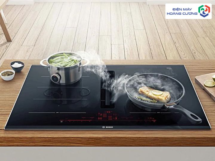 bếp từ Bosch hiện đại trong gian bếp
