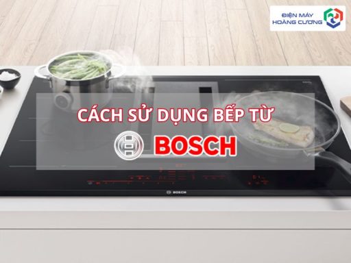 cách sử dụng bếp từ Bosch