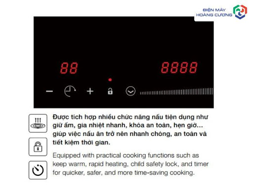 Bếp từ Hafele HC-I7365B 536.61.365 điều khiển cảm ứng mượt