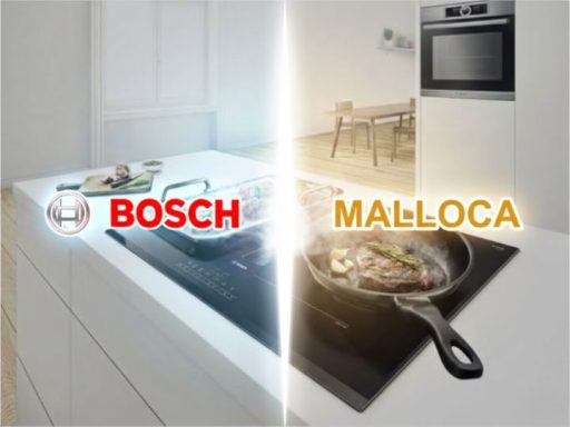 So sánh bếp từ Bosch và Malloca