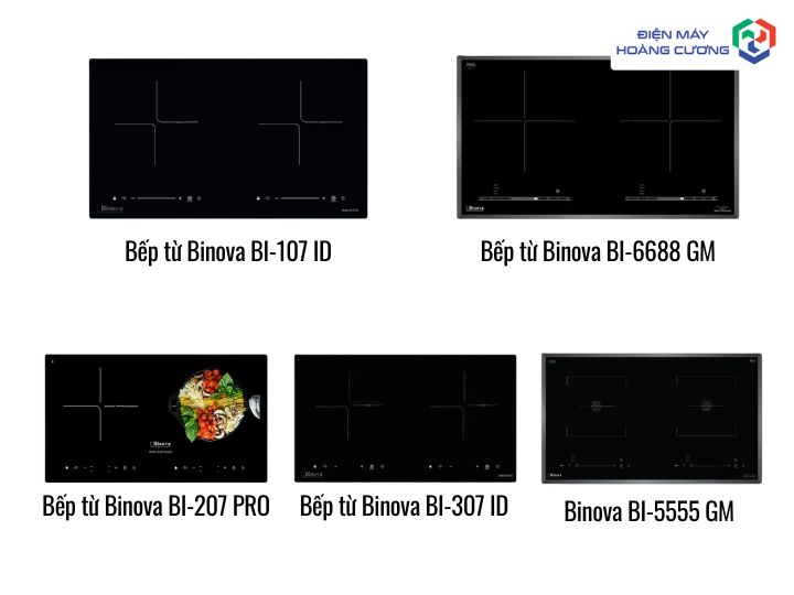 Bếp Từ Binova đa dạng sản phẩm