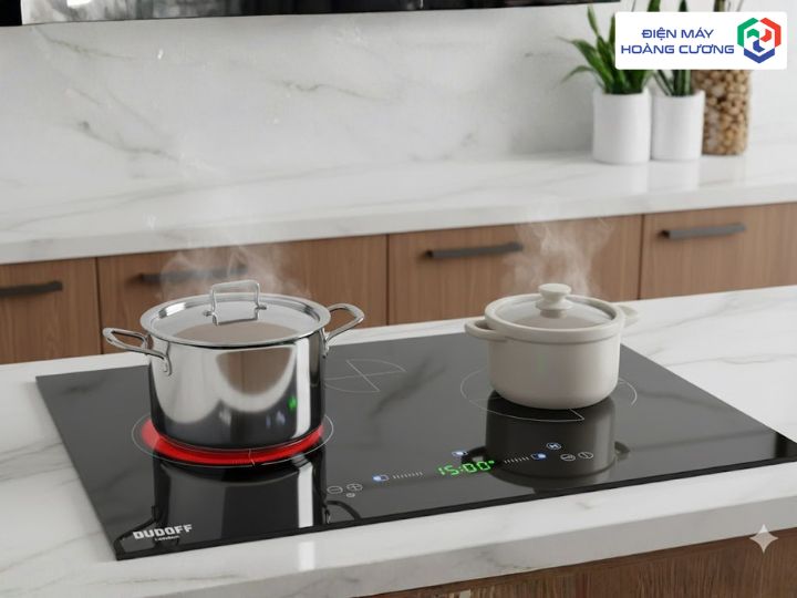 Bếp từ Dudoff an toàn sử dụng