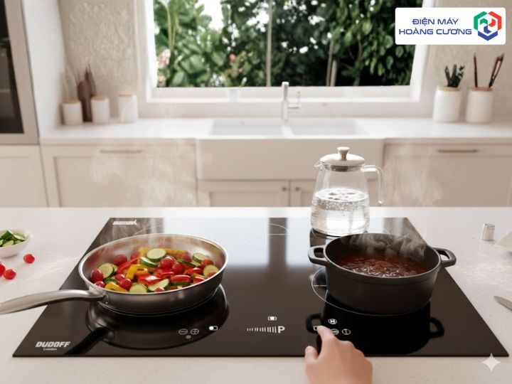 Bếp từ Dudoff nấu ăn nhanh chóng