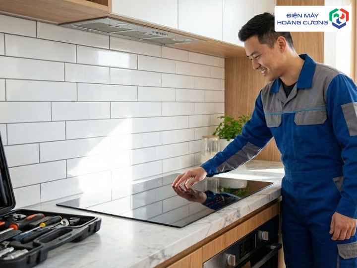 bếp từ 4 vùng nấu tại điện máy Hoàng Cương