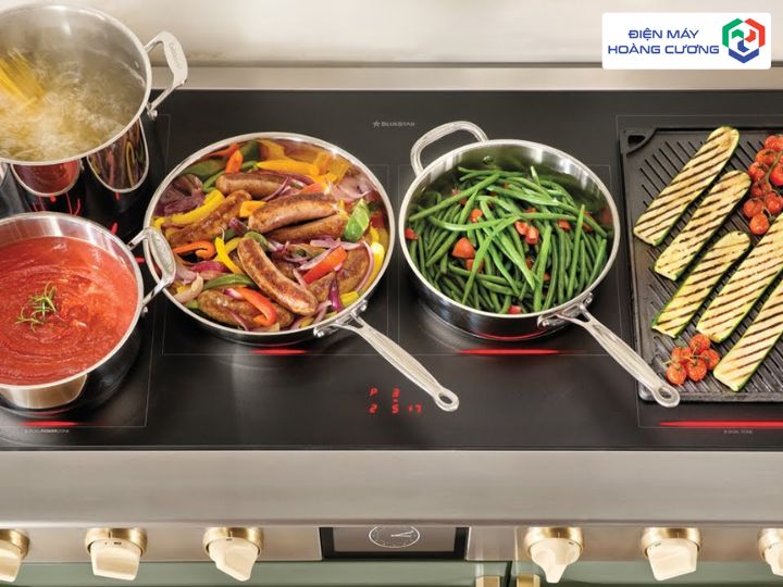 Đánh Giá Bếp Từ BlueStar: Đẳng Cấp "Bếp Trưởng" Đến Từ Mỹ & Top 3 Mẫu Đỉnh Cao 4 bếp từ BlueStar với vùng nấu siêu lớn