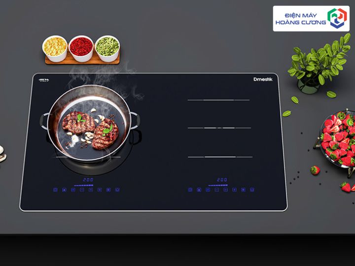 Tính năng đồng bộ vùng nấu trên bếp từ GE
