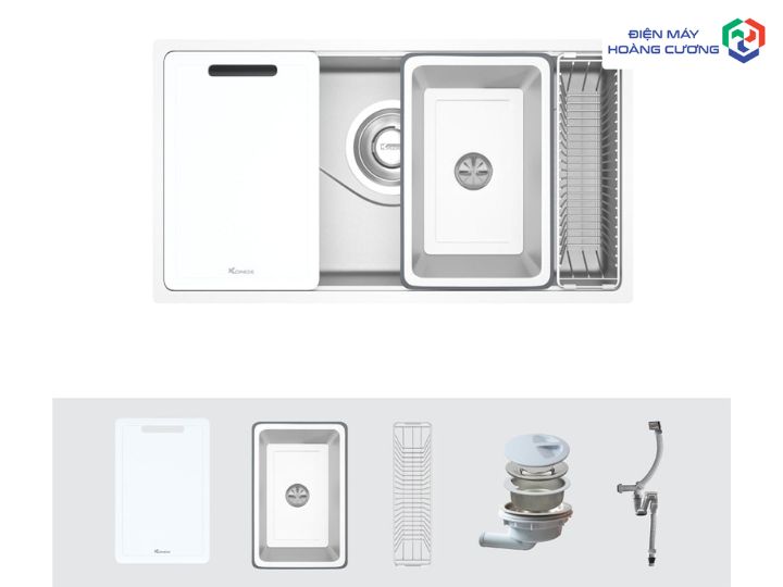 Chậu rửa Konox TARI 800SM