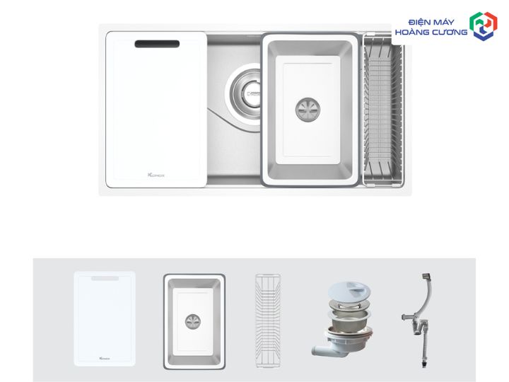 Chậu rửa Konox TARI 8748SM