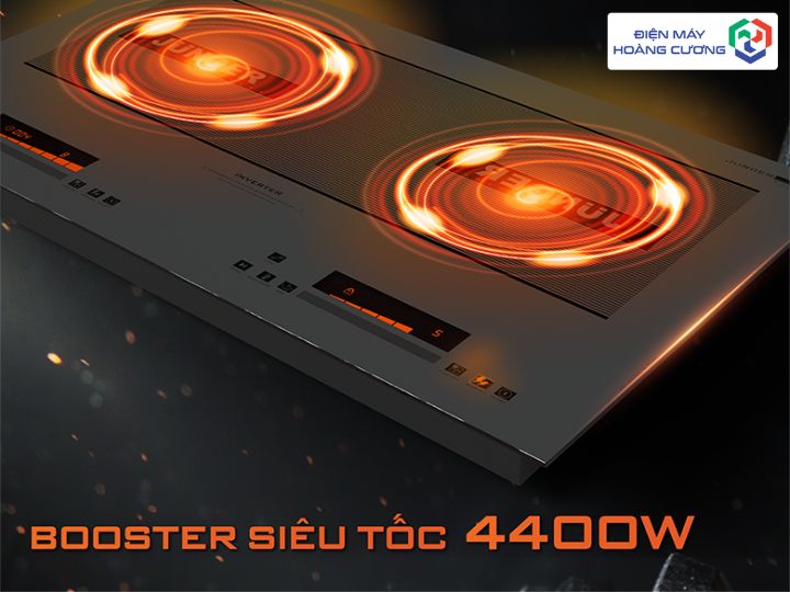 Chức năng Booster trên bếp từ đôi CEJ-220-INVERTER