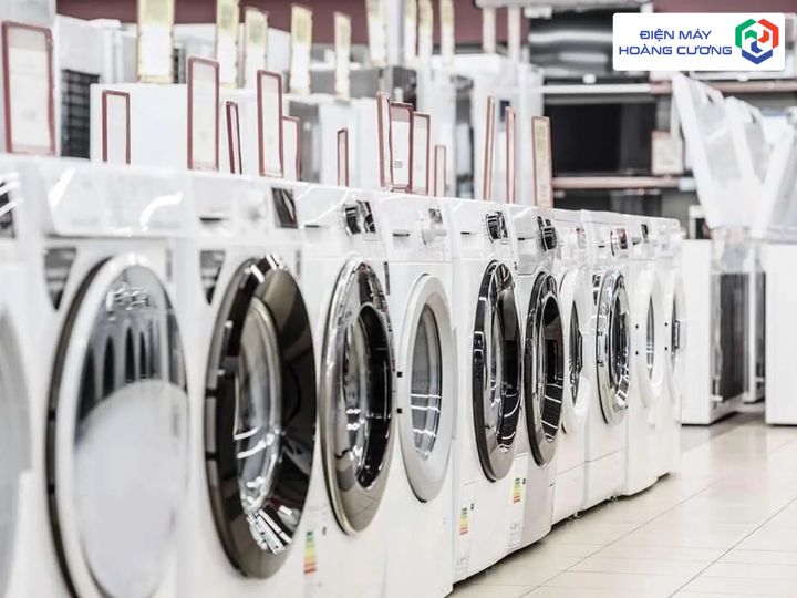 gian hàng máy giặt Hafele tại showroom Quảng Ninh