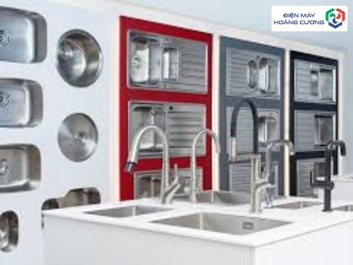 gian hàng vòi rửa bát Hafele tại showroom Đà Nẵng