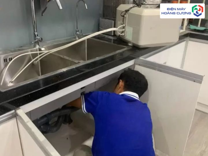 Lắp đặt chậu rửa Malloca