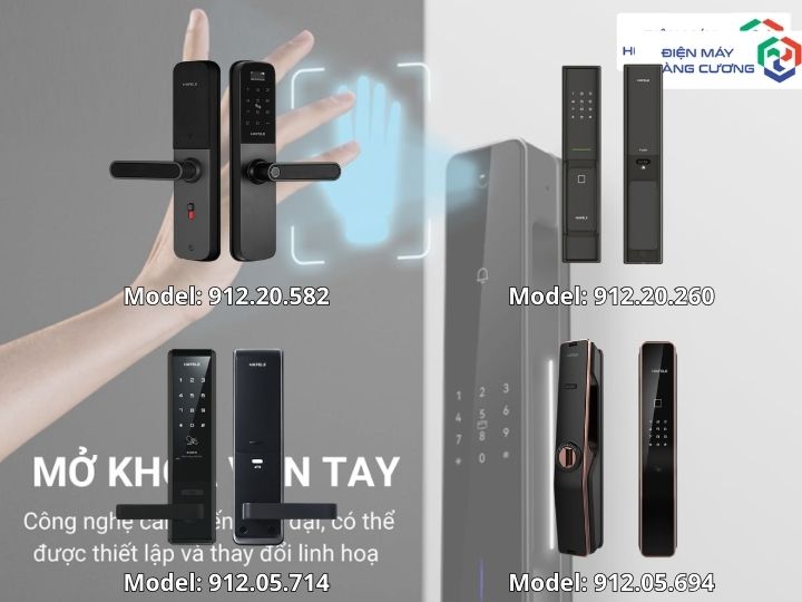 một số mã khoá điện tử Hafele bán chạy tại Hải Phòng