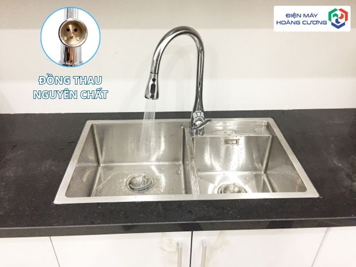 Địa Chỉ Mua Vòi Rửa Bát Dây Rút Konox Uy Tín Tại Quảng Ninh & 8 Mã Hot Nhất 2026 11 Chất liệu đồng thau nguyên chất vòi rửa Konox