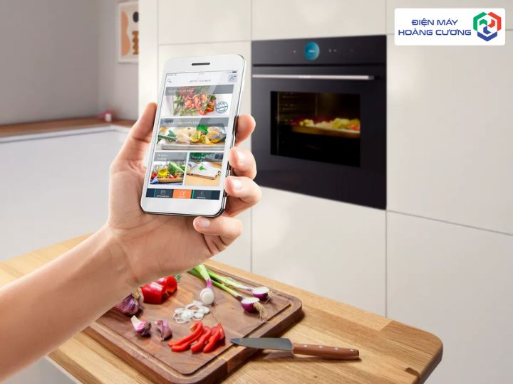 Công nghệ Home Connect lò nướng Bosch