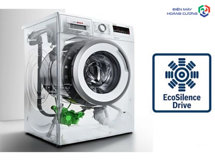 Địa Chỉ Mua Máy Giặt Bosch Uy Tín Tại Nghệ An & Gợi Ý 12 Mã Bán Chạy Nhất 2 Động cơ EcoSilence máy giặt Bosch