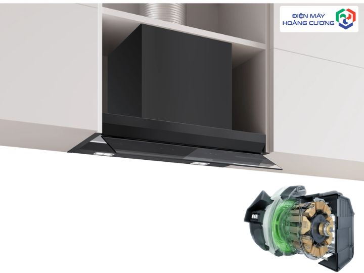 Động cơ EcoSilence máy hút mùi Bosch