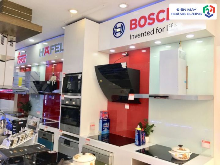 Gian hàng Bosch điện máy Hoàng Cương Hải Phòng