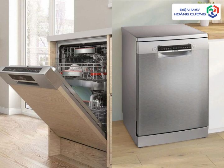 Máy rửa bát độc lập và âm tủ