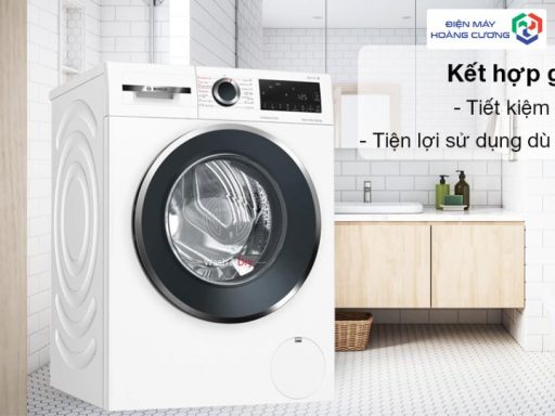 máy giặt Bosch trong gian bếp