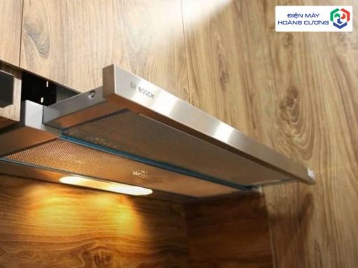 máy hút mùi Bosch trong gian bếp