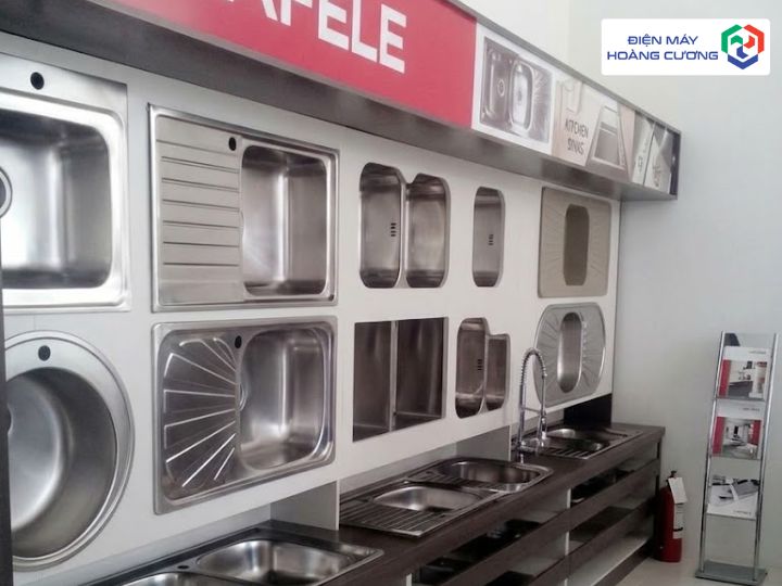 showroom chậu rửa chén bát Hafele Hà Nội