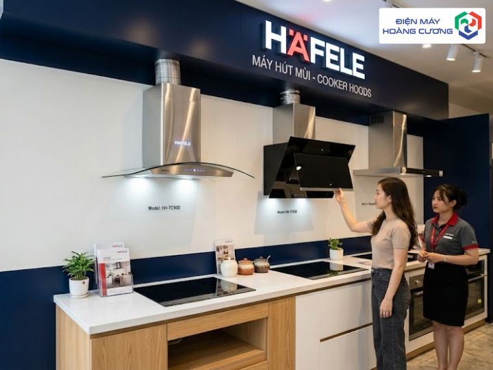 showroom máy hút mùi Hafele Hà Nội