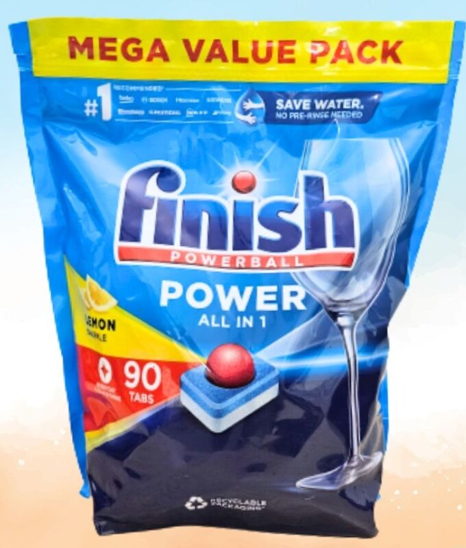 Viên rửa bát Finish Power All in one 90 viên