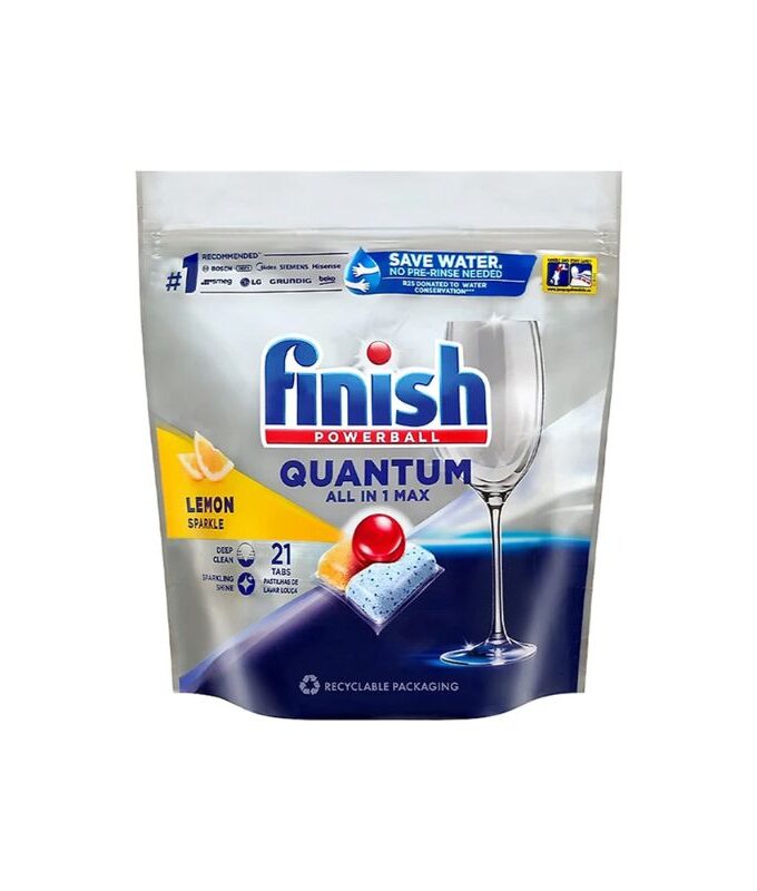 Viên rửa bát Finish Quantum All In One túi 21 viên