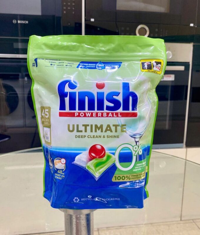 Viên rửa bát Finish Ultimate Eco 0% 45 viên