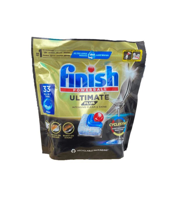 Viên rửa bát Finish Ultimate Plus túi 33 viên