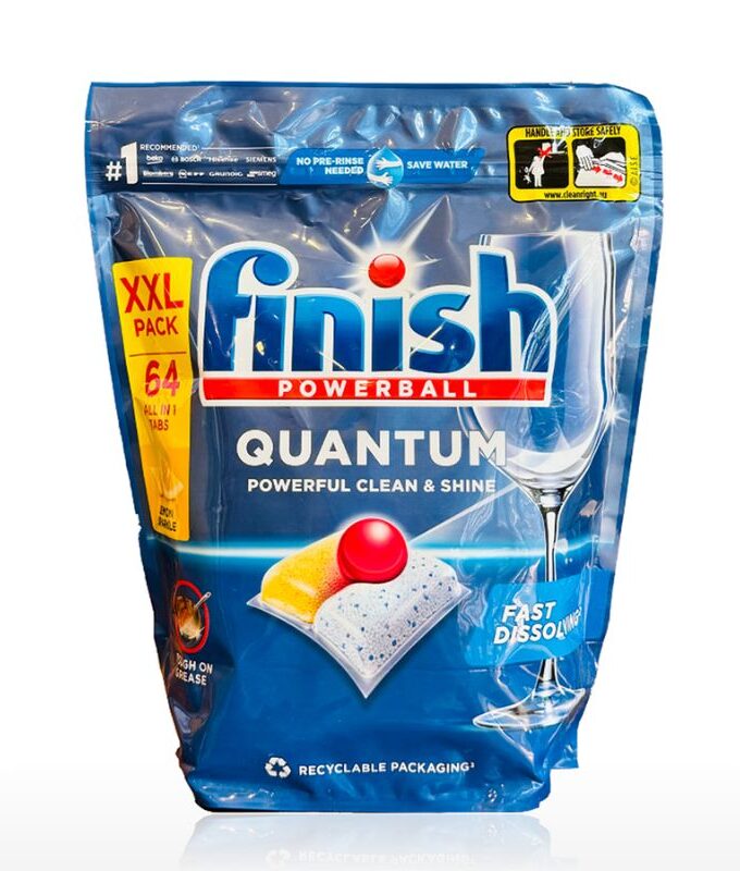Viên rửa bát Finish Quantum túi 64 viên