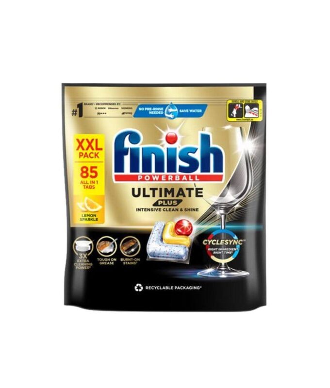Viên rửa bát Finish Ultimate Plus túi 85 viên