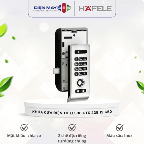 Khóa cửa điện tử Hafele EL3300-TK 225.12.650