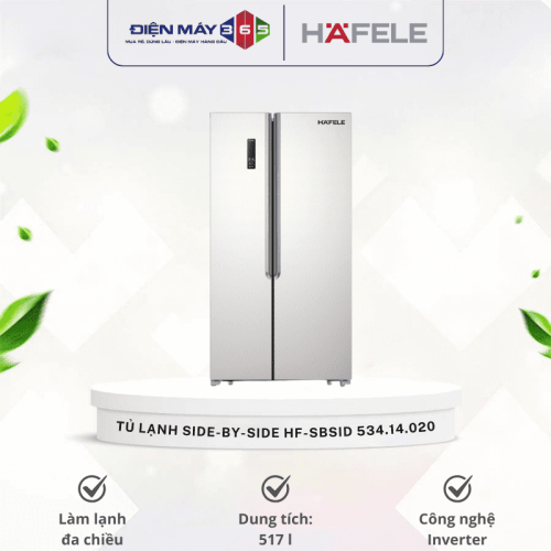 Tủ lạnh SIDE-BY-SIDE Hafele HF-SBSID 534.14.020