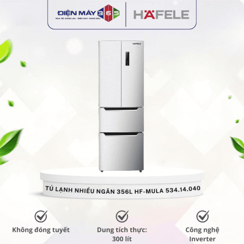 Tủ lạnh nhiều ngăn Hafele 356L HF-MULA 534.14.040