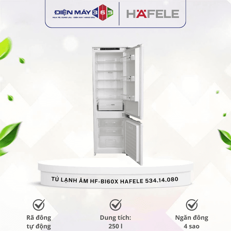 Tủ lạnh âm HF-BI60X Hafele 534.14.080 3 Tủ lạnh âm HF-BI60X Hafele 534.14.080
